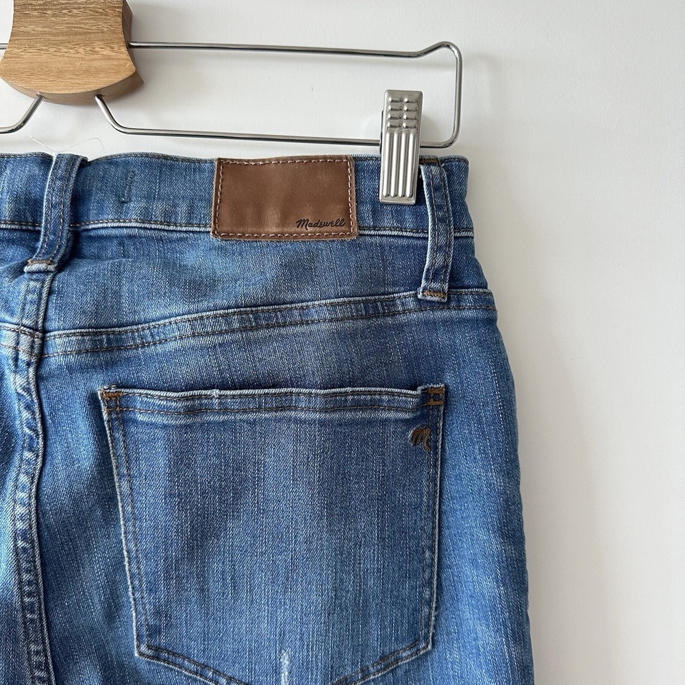Madewell Bronson Wash Cali Demi Boot Button Front Jeans Women's Size 26 - Picture 6 of 10